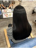 黒髪×艶ストレート/美髪縮毛矯正/髪質改善[町田]