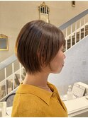丸みショートボブ