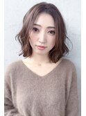 (chezlamour/市川)透明感×色気クシャ◎大人簡単アッシュヘア♪