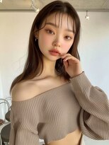 バランス ヘアーデザイン(BALANCE hair design)&nbsp;シースルーバング×ロングヘア