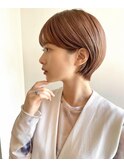 【表参道sheta中澤】レッドブラウンイメチェン丸みショート
