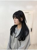 暗髪レイヤー