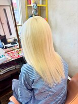 モロ(moro) 透け感ブリーチカラー