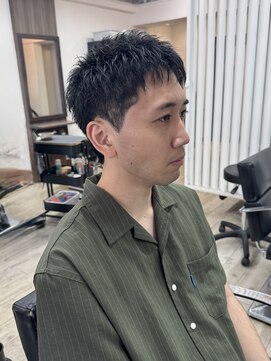 アイヴィー 池袋(IVY) 池袋アップバングスパイキーショート◎[池袋メンズ美容室］