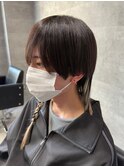 メンズエクステ/三つ編み/マッシュウルフ/ハイライト/ウルフ