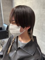 ルイス(L'wis)&nbsp;メンズエクステ/三つ編み/マッシュウルフ/ハイライト/ウルフ