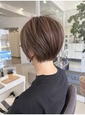 【50代・60代奈良】ショートボブ/髪質改善／ミセス/ハイライト