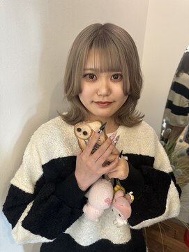 ヘアーラウンジルシェル(HAIR LOUNGE Le ciel) 【色落ちまで可愛い！】ホワイトベージュ