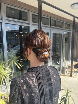 イェスオキナワ(yes okinawa) シニヨンスタイル