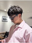メンズゆる大人パーマ