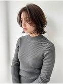 韓国風レイヤーボブ