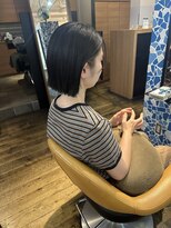 ファービヨンド(far beyond)&nbsp;【学生さん人気スタイル】切りっぱなしボブ＆外ハネ