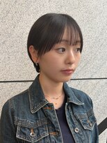 ウク 吉祥寺(Ucu)&nbsp;【暗髪丸みショート】◎品のあるツヤと柔らかさ◎