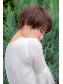  [オージュアサロン/恵比寿]簡単スタイリングの大人ショート