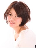 シンプルボブ☆ツヤ感大切!!大人ナチュラルボブ