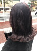 インナーカラー ボルドー系