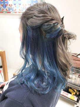 デイズ(days) 夏におすすめ☆インナーカラーブルーカラー　【DAYS 原宿】