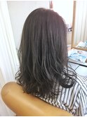 【ORO】ミディアムレイヤー×アッシュグレージュ　浅見