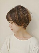 ラボヌール ヘアー エクラ(La Bonheur hair eclat) LaBonheureclat  今井啓行《ハイライトデザイン柔らかショート》