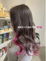 レガシーヘアーデザイン(Legacy hair design)&nbsp;「インナー×フラッシュピンク」