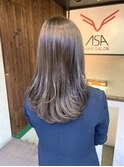 透明感抜群ブランジュカラー