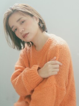 エミュ 表参道 青山(emu) 【emu井上信洋】かきあげボブに前髪ハイライトで遊ぶ【エミュ】