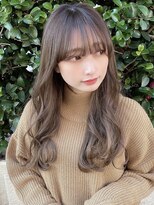 ローラン(ROULAND)&nbsp;【ROULAND石川】シースルー前髪ヌーディーカラーウェーブ