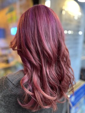 バジオットエイチ(BUZZIoT h) 【ハイトーンカラー】韓国風　ゴシックバイオレットピンク