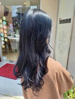 ファム 横川店(femme)&nbsp;ブリーチ無し！ブルーブラック