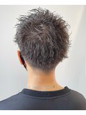 クセを活かしたザクザクサマーショート