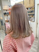 ナンバー アンフィール 渋谷(N° anfeel)&nbsp;大人かわいいエギョモリ ミルクティーブラウン ひし形シルエット