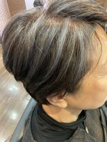 ナゴミノヒトトキ(NAGOMI NO HiTOTOKi) ミセスのショートハイライトスタイル40代50代60代70代