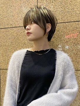 レーヴバイロンド 仙台(Reve by Lond) 仙台ショートボブ山形ショートボブ韓国風ココアベージュインナー