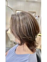 リンクス(LiNX)&nbsp;ウルフカット＋ハイライトカラー