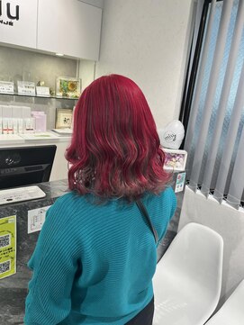 ミューバイケンジ(miu by KENJE) miu&橋本愛海　個性派アンブレラカラー