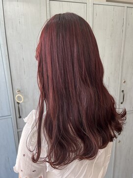 シュシュバイジャガラ 千葉駅北口店(chou chou byJAGARA) ピンクレッド【chouchou千葉・千葉駅】