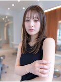 20代30代大人かわいい/シルキーベージュ/レイヤーカット/小顔