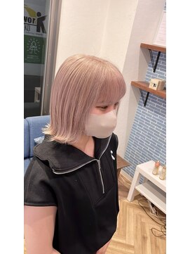 エンカウントバイマハロ 千葉(encount by mahalo) ミルクティーカラー