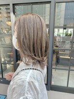 オーガニック アトリエ 大宮(organic+atelier)&nbsp;20代30代40代くびれヘア似合わせカット白髪ぼかしアースカラー