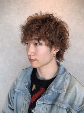 リム(LIM) メンズスパイラルパーマ/ウルフ