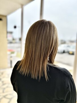 アフェクテュー 春日店(affectueux) 20代30代40代グレーぼかし　ミルクティーベージュ