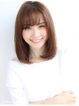 メロアヘアデザイン(Meloa Hair design) しなやかストレート 真っすぐ過ぎない自然な仕上がり  Meloa