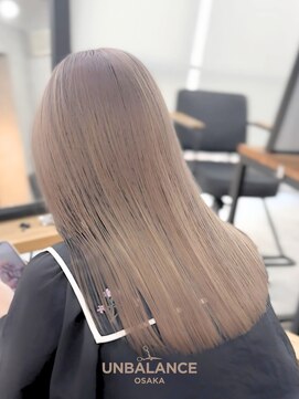 アンバランスオオサカ(UNBALANCE OSAKA) ★ベージュ/グレージュ/ハイトーンカラー【JUNYA】