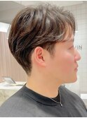 簡単スタイリングニュアンスパーマスパイキーショート