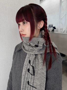 カシェ ホリエ(CACHE HORIE) レッド / ワインレッド / ボルドーカラー / ブリーチなし