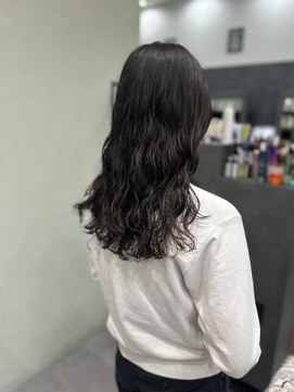 ヘアーワークス ボナ(HAIR WORKS bona.) ツヤ感引き立つナチュラルウェーブ　デジタルパーマ