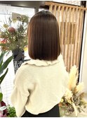 髪質改善×ブラウンカラー