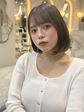 ルームバイシー 新宿(Loom. by Sea) イメチェン×外はねボブ[ワイドバング/韓国]