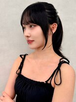 エジョン 幡ヶ谷店(Aejon) 顔まわりカット/ヘルシースタイル/韓国ヘア/ベビーピンク/新宿