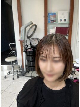 アース 静岡駅前店(HAIR&MAKE EARTH) シースルーバング